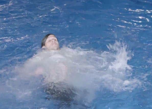 A screenshot from the RNLI video Respect the Water