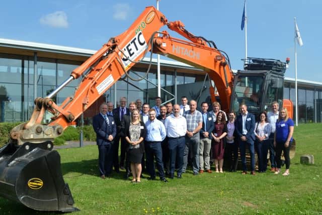 Partners and employers at the initial briefing for the CETC - 'digger school'