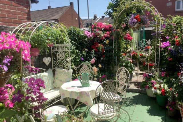 Christine Moth's pretty garden in Portsmouth