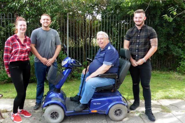 From left, Satch Doyle, Toby Adams, Michael Close, Tom Griffin.Picture: Millie Salkeld