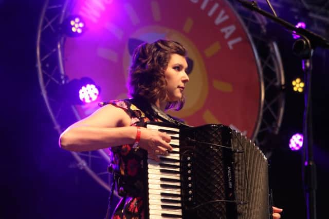 Kathryn Tickell and The Side in performance at Wickham Festival      Pictures: Habibur Rahman