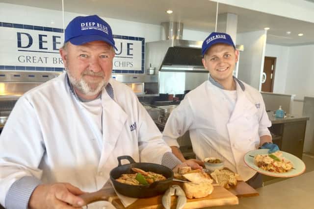 Head chef Vince Winyard, left,, and Kyle Andrews     Picture: Hollie O'Connor