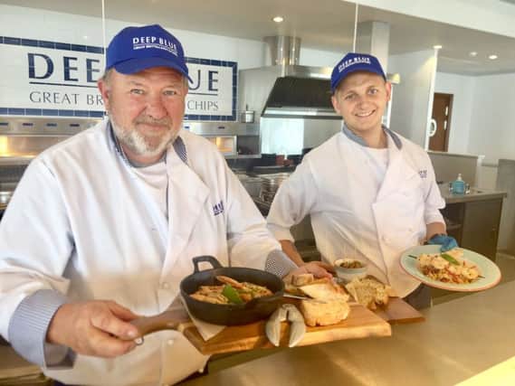 Head chef Vince Winyard, left,, and Kyle Andrews
Picture: Hollie O'Connor