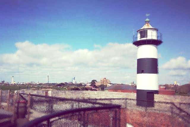 Timothy O'Gorman's take on the lighthouse at Southsea Castle