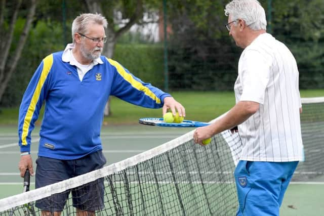 Bill Alderman, left, Julian Davis