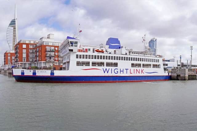 Work underway on new Â£45m ferry terminal project at Gunwharf in Portsmouth for ferry operator Wightlink for a two-storey car marshalling deck and a new customer experience building