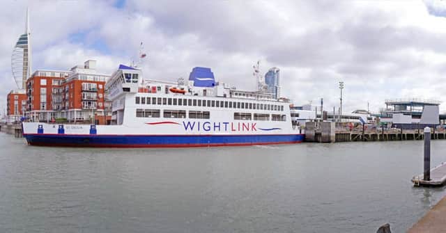 Work underway on new Â£45m ferry terminal project at Gunwharf in Portsmouth for ferry operator Wightlink for a two-storey car marshalling deck and a new customer experience building