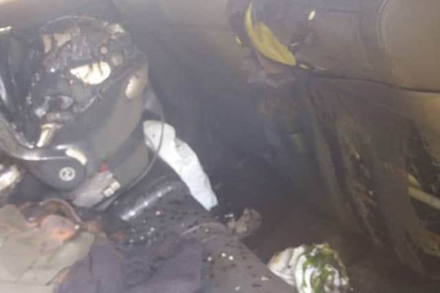 Jane Hall's car was torched between Saturday, August 5 and Sunday, August 6 in Rowner Road, Gosport. Police are investigating.