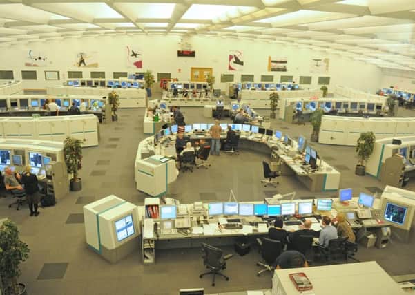 The control room of NATS in Swanwick