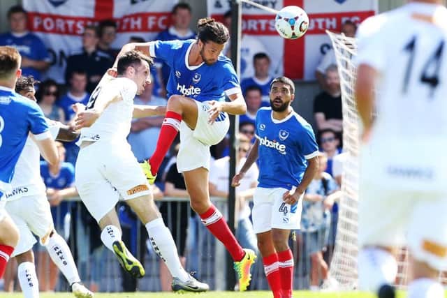 Confidence: Pompey defender Christian Burgess