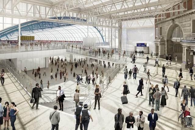 An artist's impression of the finished project