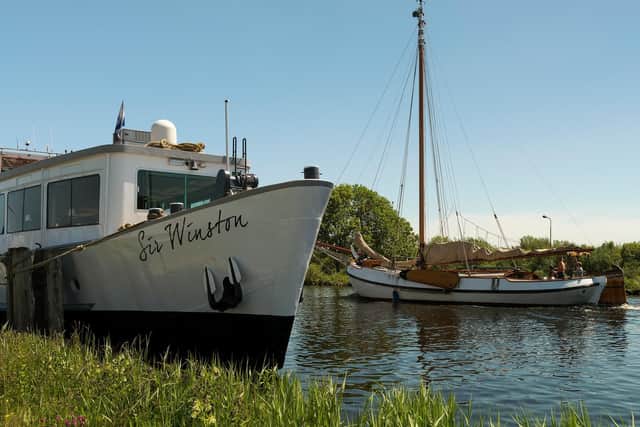 Alan travelled aboard the Sir Winston.