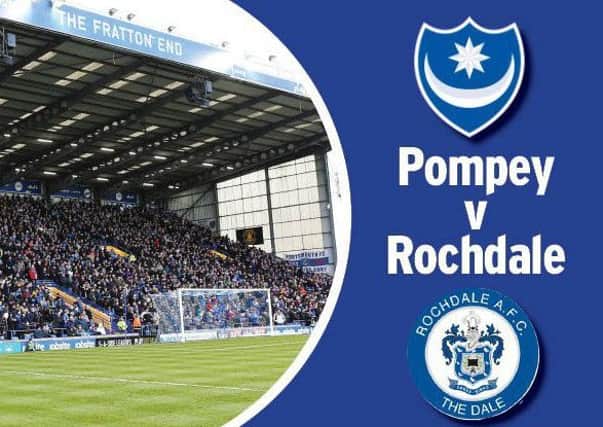 Pompey host Rochdale in League One today