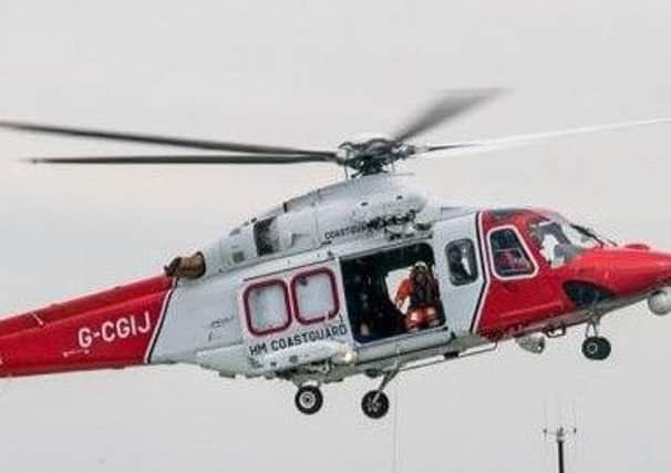 Coastguard helicopter