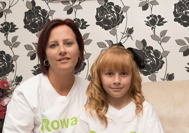 Victoria and Evie Manfield who will be walking 12 mile to raise money for The Rowans Hospice 
Picture: Keith Woodland
