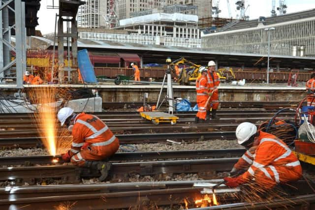 Work has started at Waterloo. Picture: Network Rail