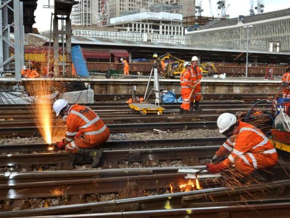 Work has started at Waterloo. Picture: Network Rail