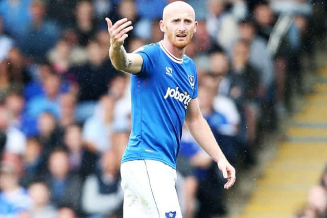 Pompey defender Drew Talbot Picture: Joe Pepler