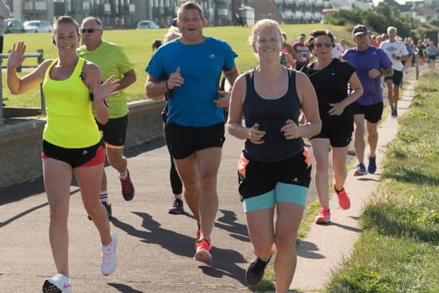 Lee-on-the-Solent parkrun on Saturday. Picture: Keith Woodland
