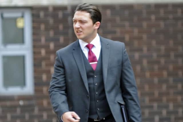 Gary Leighfield arrives at Portsmouth Crown Court