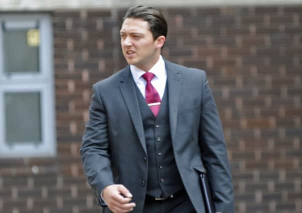 Gary Leighfield arrives at Portsmouth Crown Court