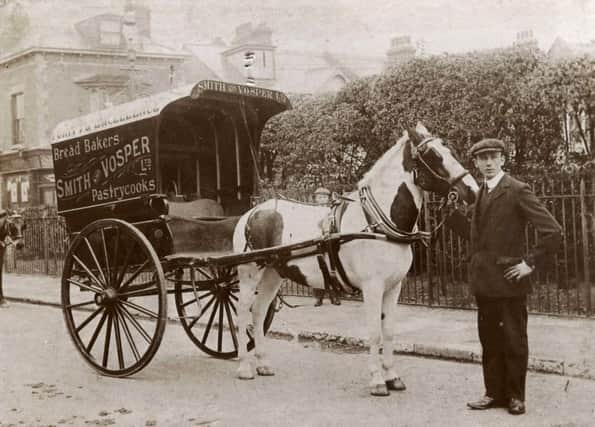 The Smith and Vosper baker's delivery wagon in Portsmouth about the time of the First World War. It was this picture which brought back so many memories for reader Norman Hall.