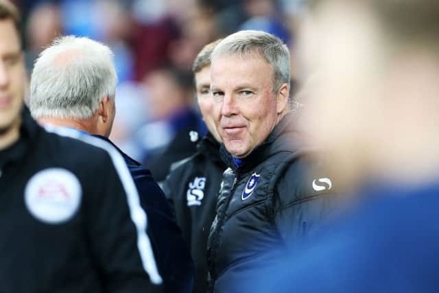 Pompey boss Kenny Jackett. Picture: Joe Pepler