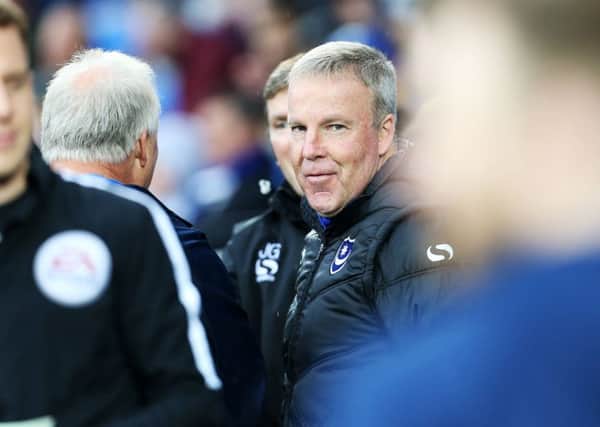 Pompey boss Kenny Jackett. Picture: Joe Pepler