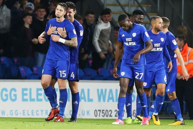Greg Halford showed his respect to Pompey fans by refusing to celebrate his winner. Picture: Joe Pepler