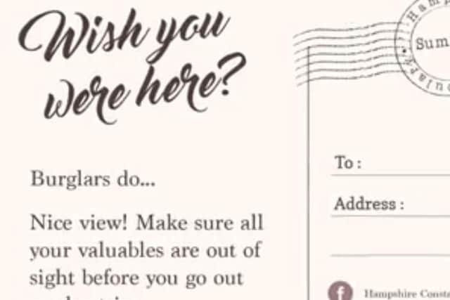 A screenshot from the advice video