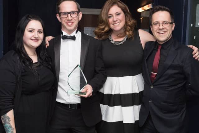 Digi Toolbox, which won Employer of the Year at this year's News-run Business Excellence awards, with Mark Viccars holding the award Picture: Keith Woodland