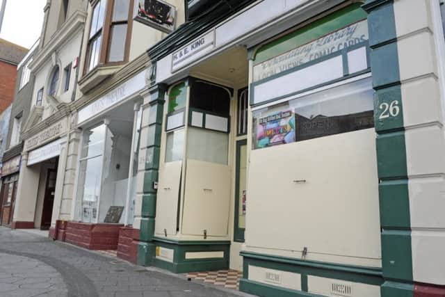 The former H&E King sweet shop in Albert Road