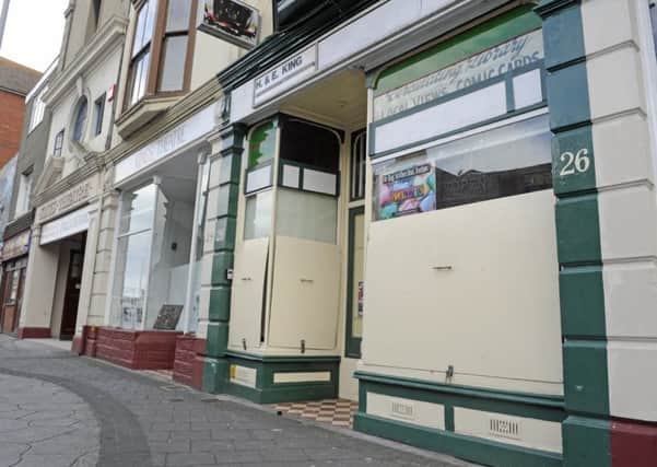 The former H&E King sweet shop in Albert Road