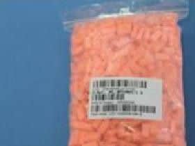 The 864 pink tablets of MDMA David Mann was caught with in Warsash. Picture: Serocu