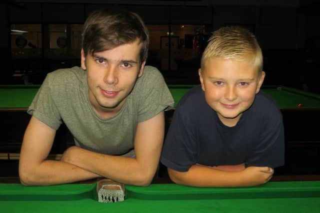 Callum White and Samuel Laxton. Picture: Tim Dunkley