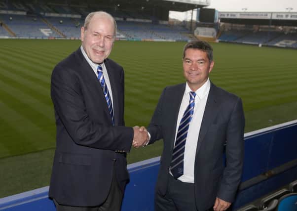 Michael Eisner, left, and Mark Catlin, right. Picture: Habibur Rahman