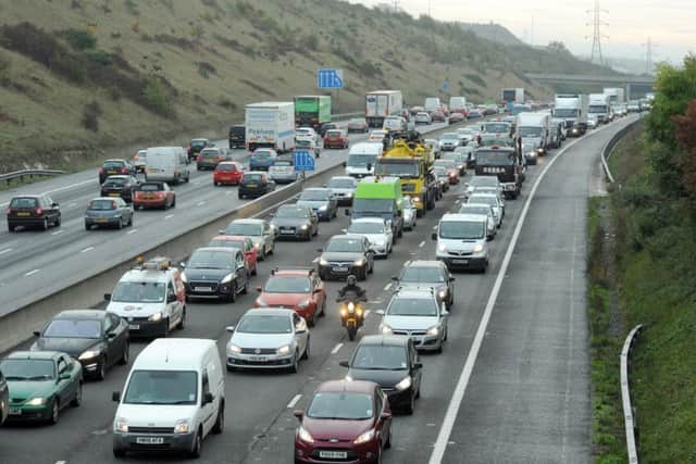Traffic on the M27