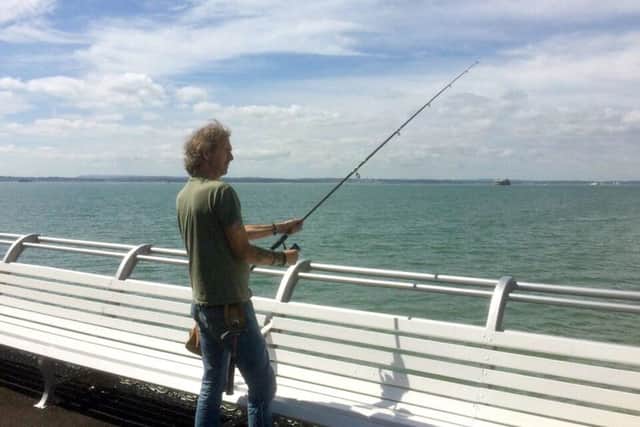 Fishing off south parade pier Picture: Simon Croker