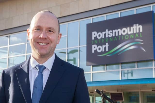 Portsmouth International Port's director Mike Sellers