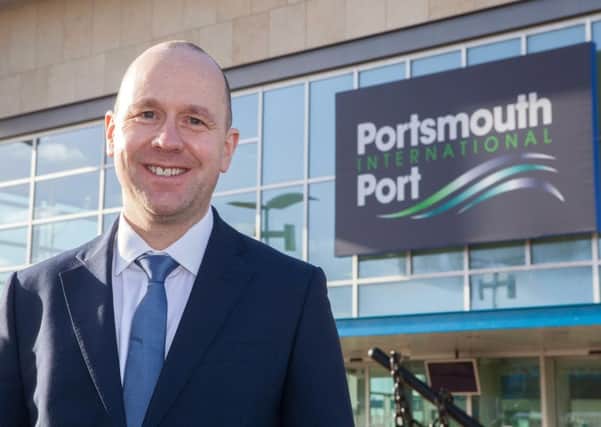 Portsmouth International Port's director Mike Sellers