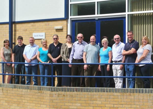 The LFD Limited team ready to start work at their new, larger premises