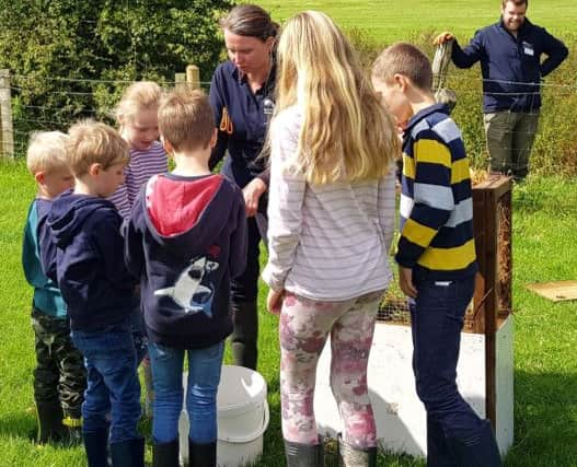 Children at East Meon