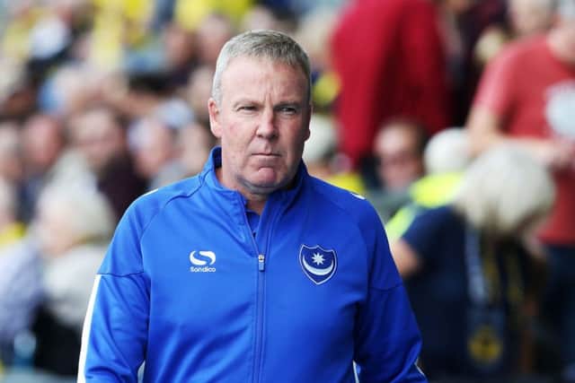 Pompey boss Kenny Jackett. Picture: Joe Pepler
