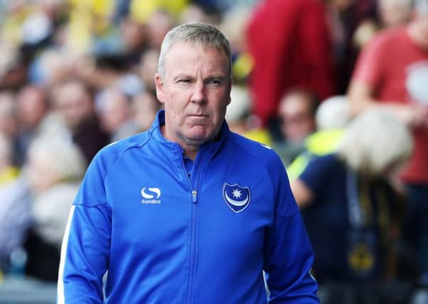 Pompey boss Kenny Jackett. Picture: Joe Pepler