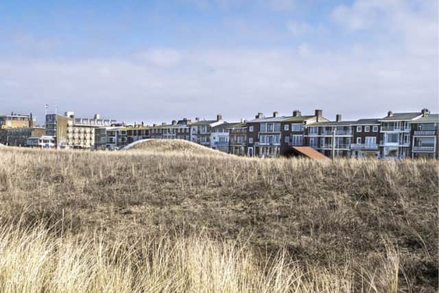 How sand dunes could look as a flood defence in Southsea