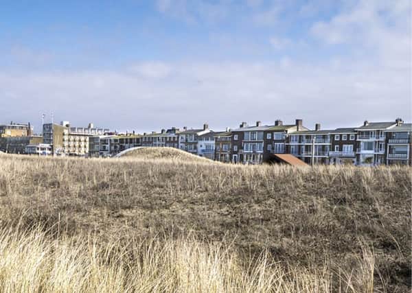 How sand dunes could look as a flood defence in Southsea