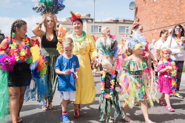 The carnival parade Picture: Keith Woodland (171003-0071)