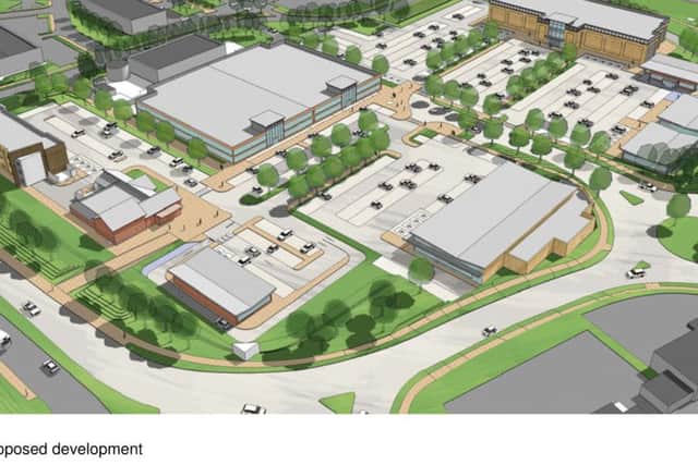 An artist's impression of what the former BAE Systems site could look like