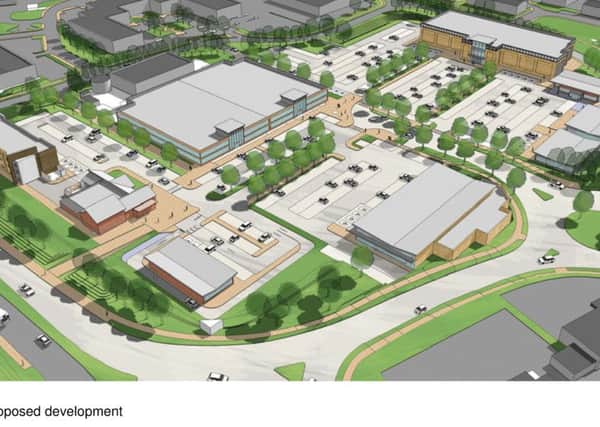 An artist's impression of what the former BAE Systems site could look like