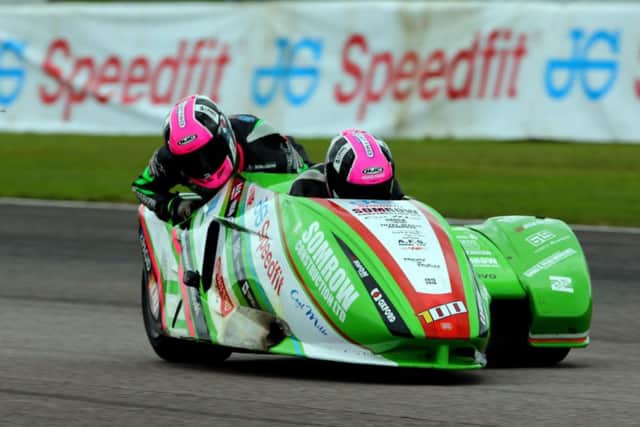 Ricky Stevens and Ryan Charlwood racing at Thruxton. Picture: Tim Keeton/Impact Images